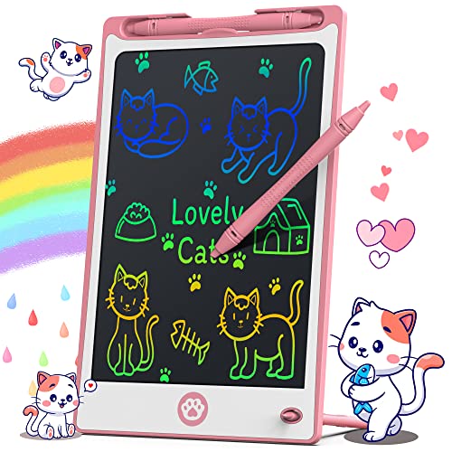 Kids Writing Tablet, Hockvill Toys for 3 4 5 6 7 Year Old Girls Boys, 8.8 Inch Colorful Doodle Board...