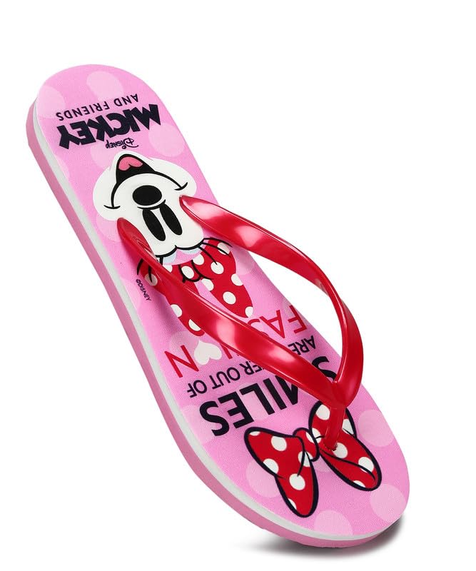Image of PARAGON DK3743L Women's Pink Slipper Flipflops | Trendy Cushioned Slippers, Stylish and Durable | Perfect for Everyday Casual Wear