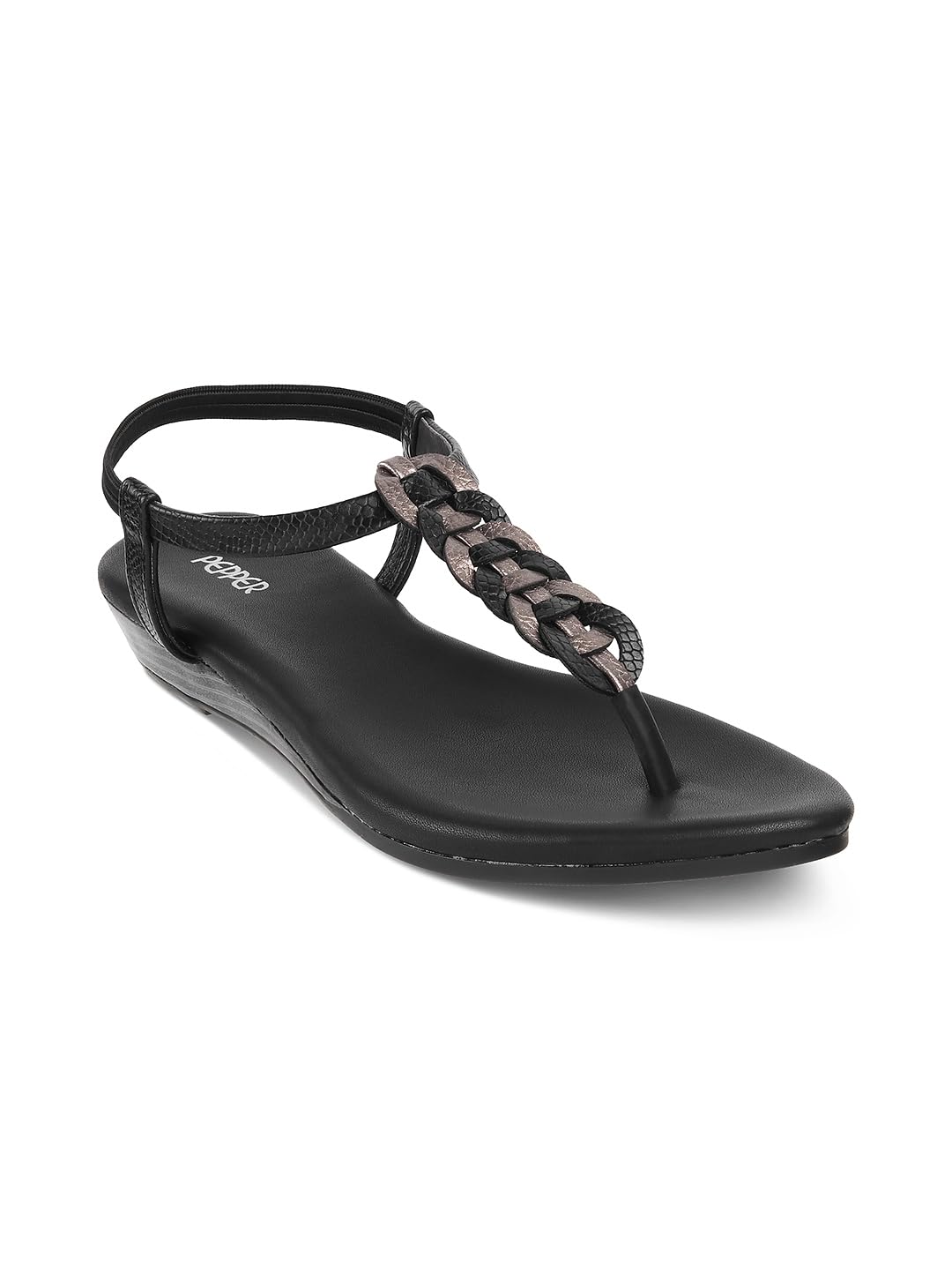Pepper Textured T-Strap Flat Sandels (B0CFHJ77WM) Amazon Price History, Amazon Price Tracker