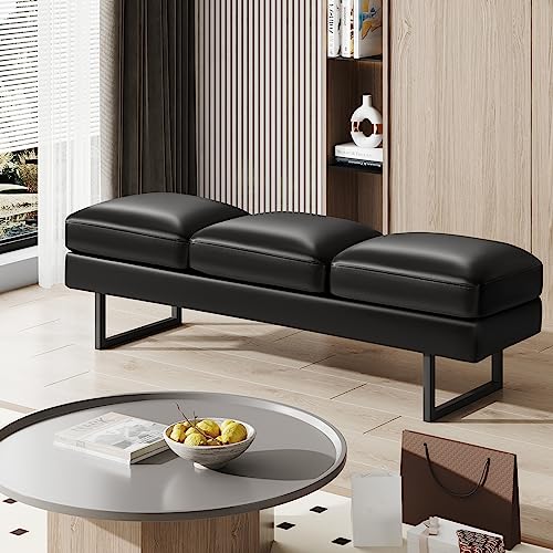 image for JUMMICO Office Chair Seating Waiting Room Chair, 59.6 inches Upholered