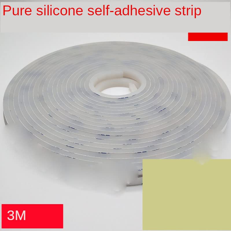 Striscia Di Silicone Autoadesiva Monofacciale Nera Foglio Di Piastra In Gomma Siliconica Tappetino Antiscivolo Per Alte Temperature - Foto 2