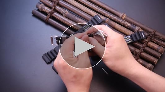 Amazon.com: WRISTARMOR 20mm Black Rubber Watch Band Compatible