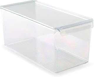 Primanova M-E73-20-16 Kapaklı Küp Düzenleyici Şeffaf