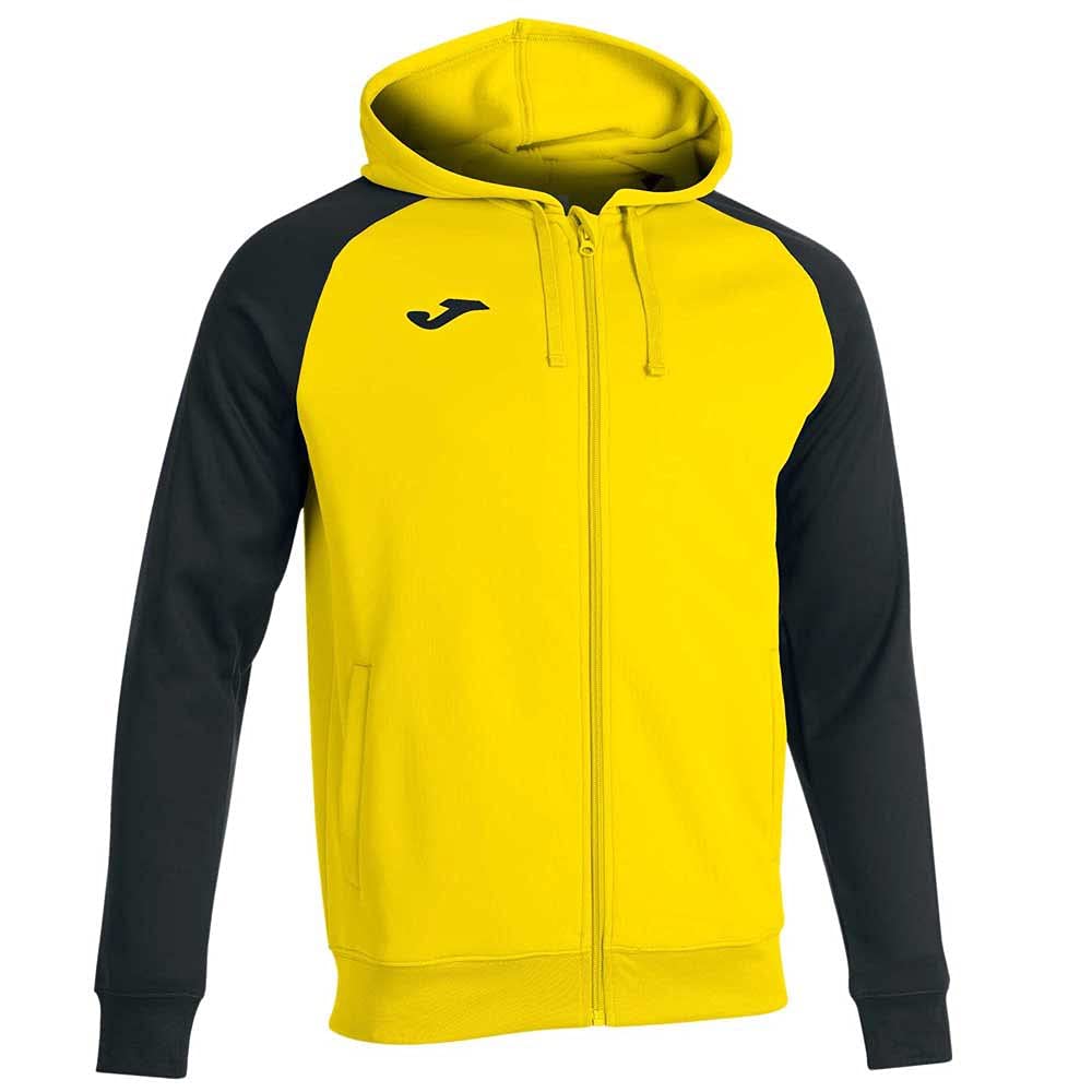 Joma Academy IV Hooded Sweatshirt Yellow-black