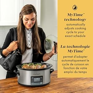 MyTime Programmable Slow Cooker (2102511) - Stainless Steel, 6 Qt MyTime Programmable Slow Cooker 2102511 Stainless Steel 6 Qt