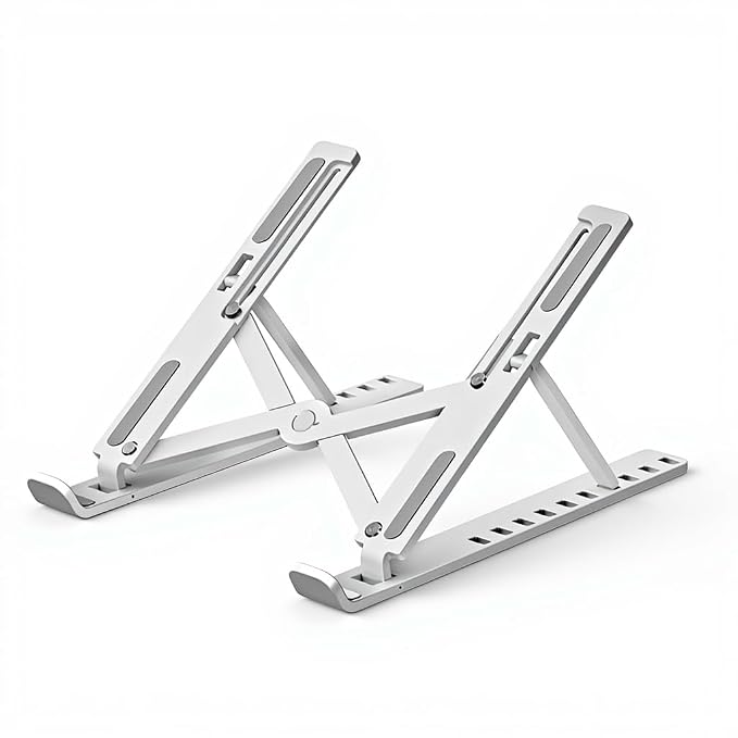 Cross-Border Laptop Bracket N3 Folding Lifting Cooling Base Adjustable 10‚ Gear Positioning for Enhanced Heat Dissipation 28cm Plastic Stand ‚ Portable for Desktop Tablet Use