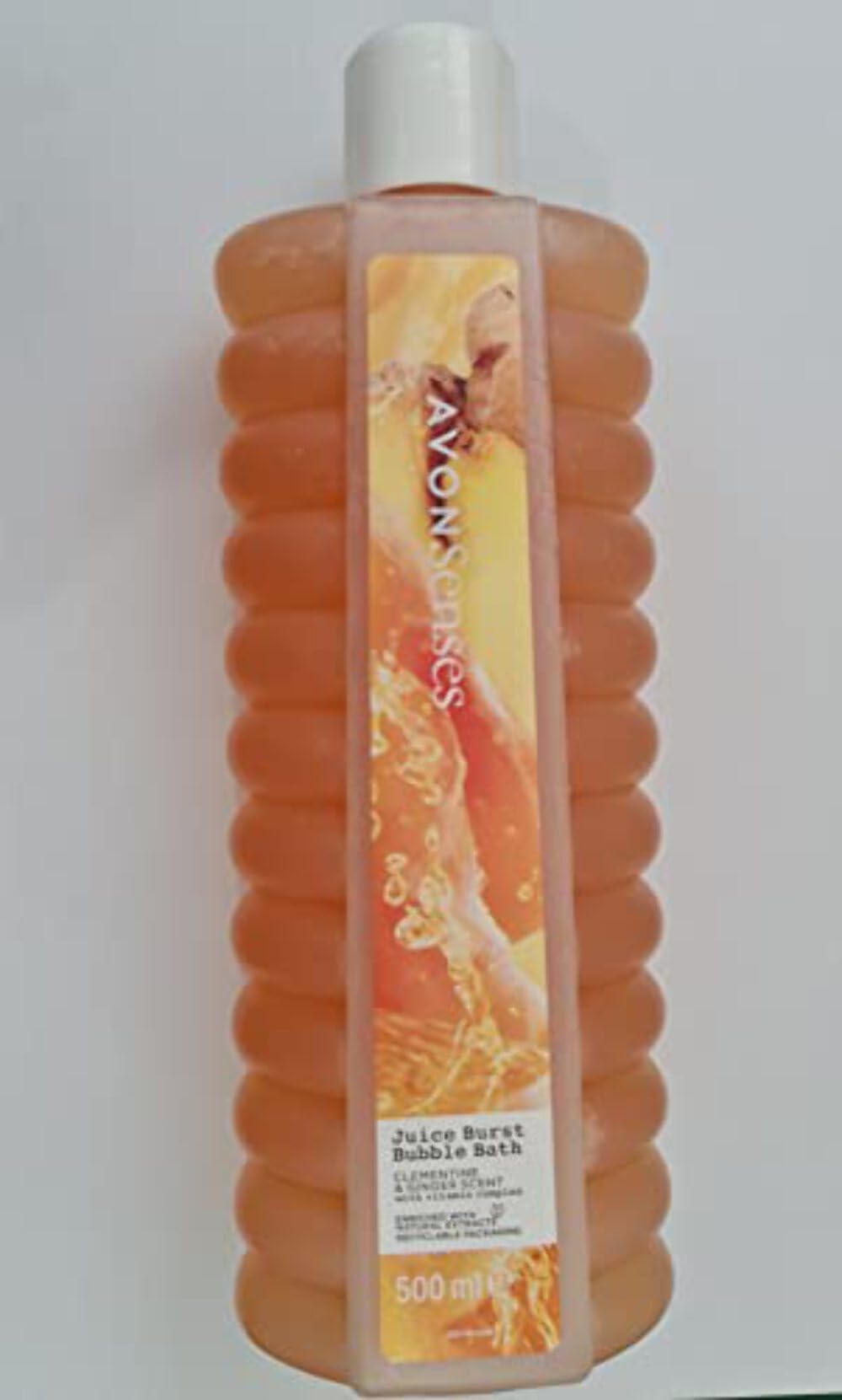 AVONSenses Juice Burst Clementine & Ginger Bubble Bath - 500ml