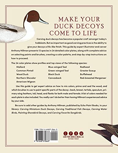 Painting Duck Decoys: 24 Full-Color Plates And Complete Instructions (Carving And Painting Decoys) #TOP1