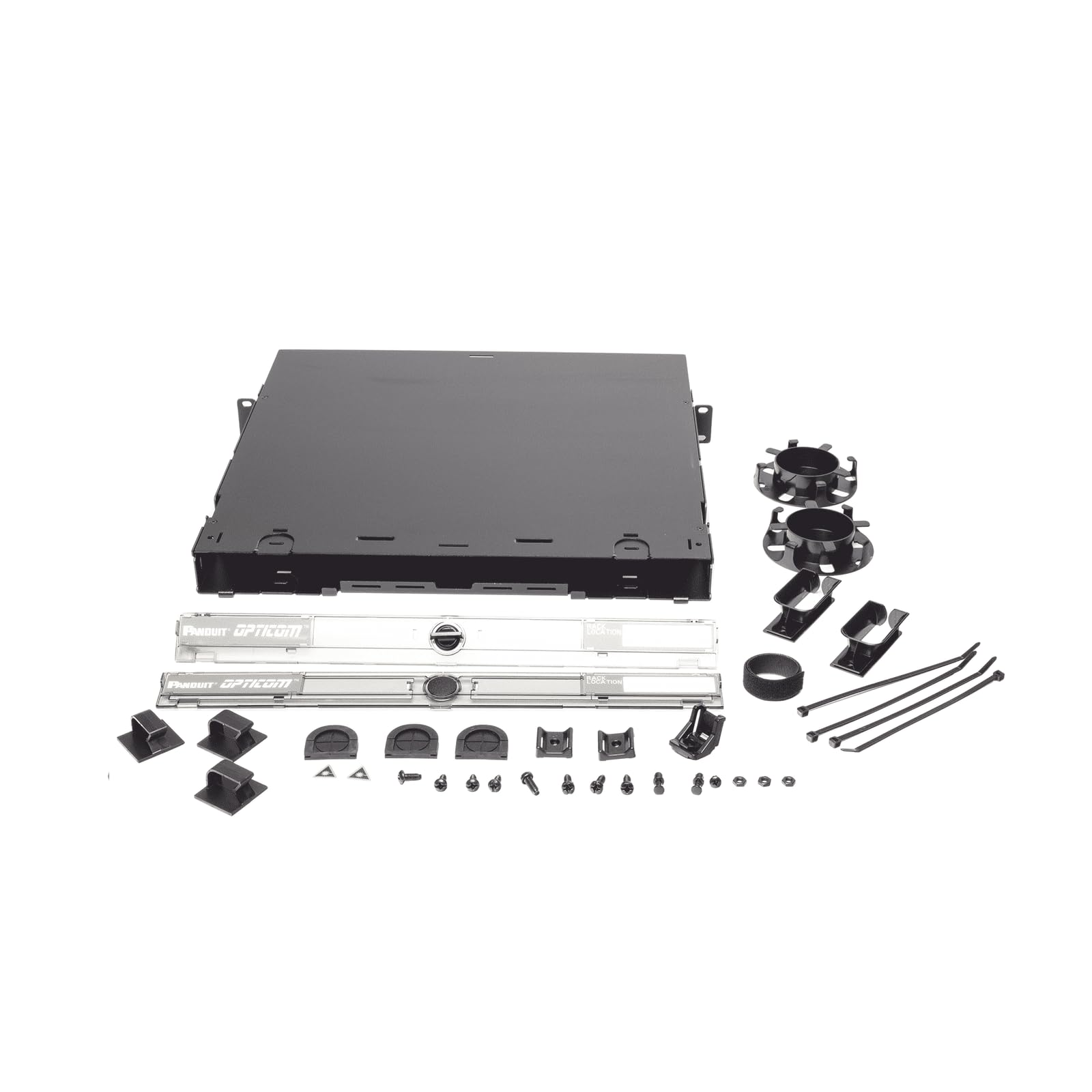 Amazon.com: Panduit FCE1U Fiber Cassette Enclosure, Black