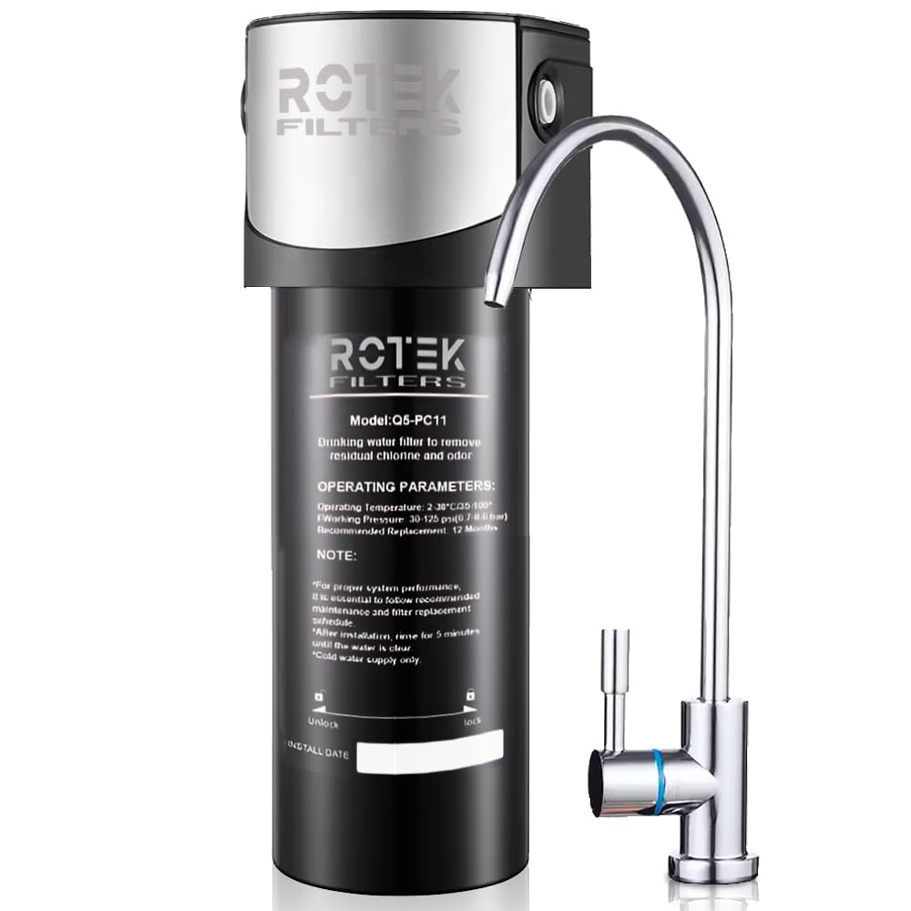 Système de filtration d'eau sous l'évier ROTEK