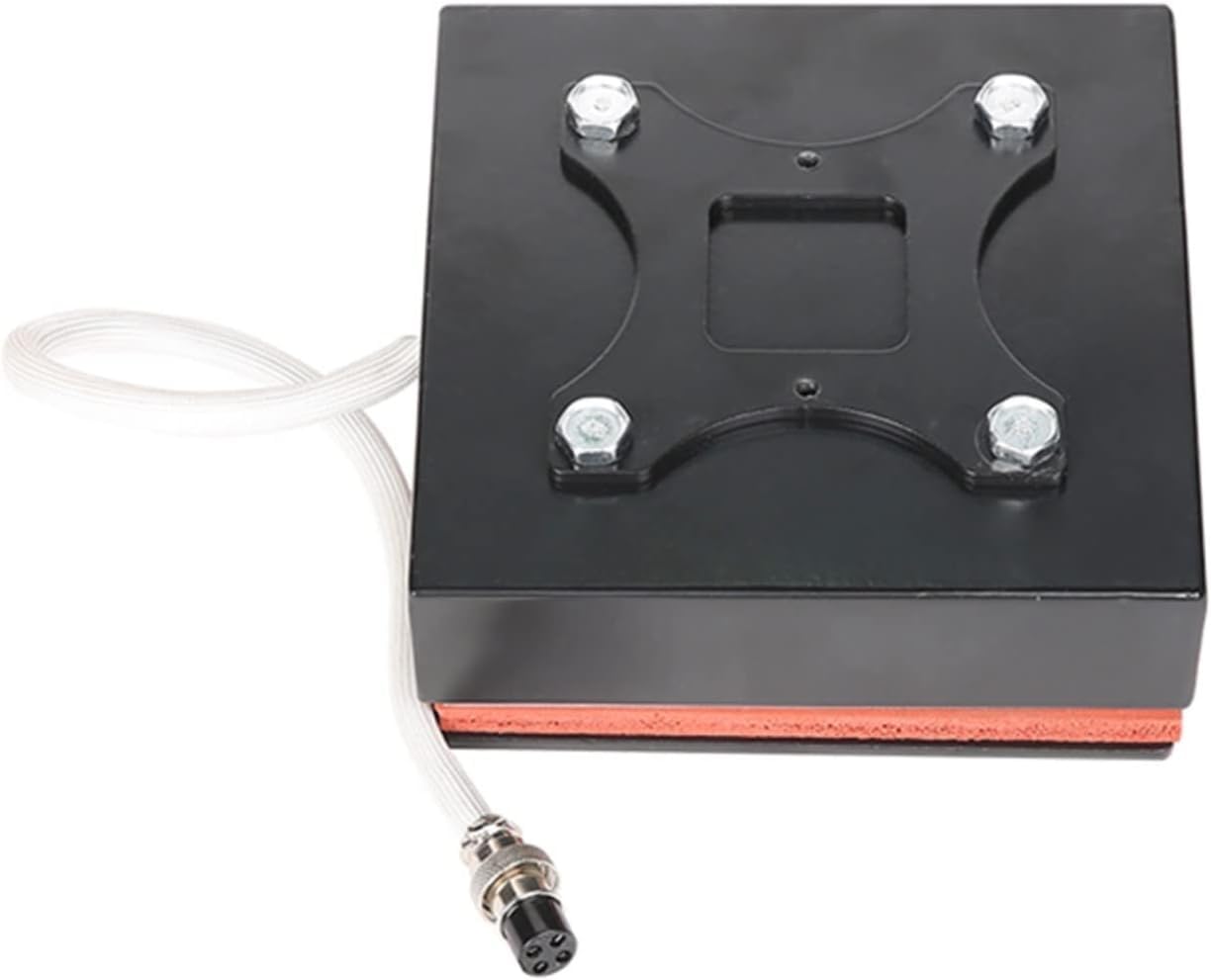 Pressa di Calore, Macchina per pressa di Calore con Logo a Sublimazione Fai da Te da 6X6 Pollici, Macchina da Stampa per t-Shirt/Tazza/Berretto/Piatto/Tappetino per Mouse/Custodia del t