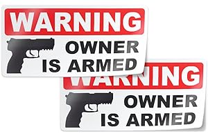 Gun Sign For Property: The Owner Is Armed, Protect Your Home