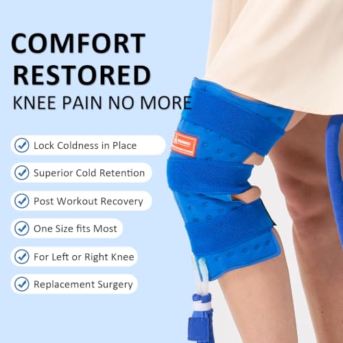 Image of AOKESTE Cold Therapy Machine Pad for Knee, Ergonomic Reusable Knee Pad Only