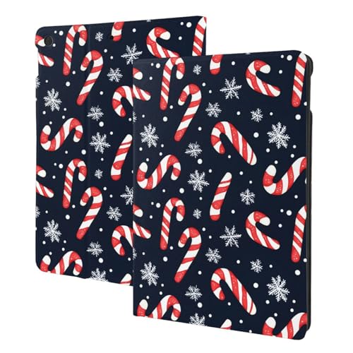 Étui iPad 10.2 imprimé flocons de neige idée cadeau originale de Noël