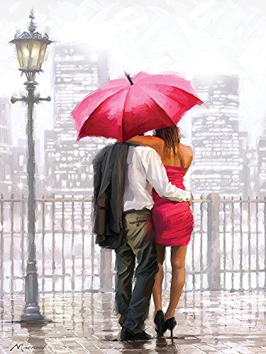 Art Group WDC100262 The Richard Macneil (Bright Lights) -Canvas Print 60 x 80cm, Wood, Multicolour, 60 x 80 x 1.3 cm