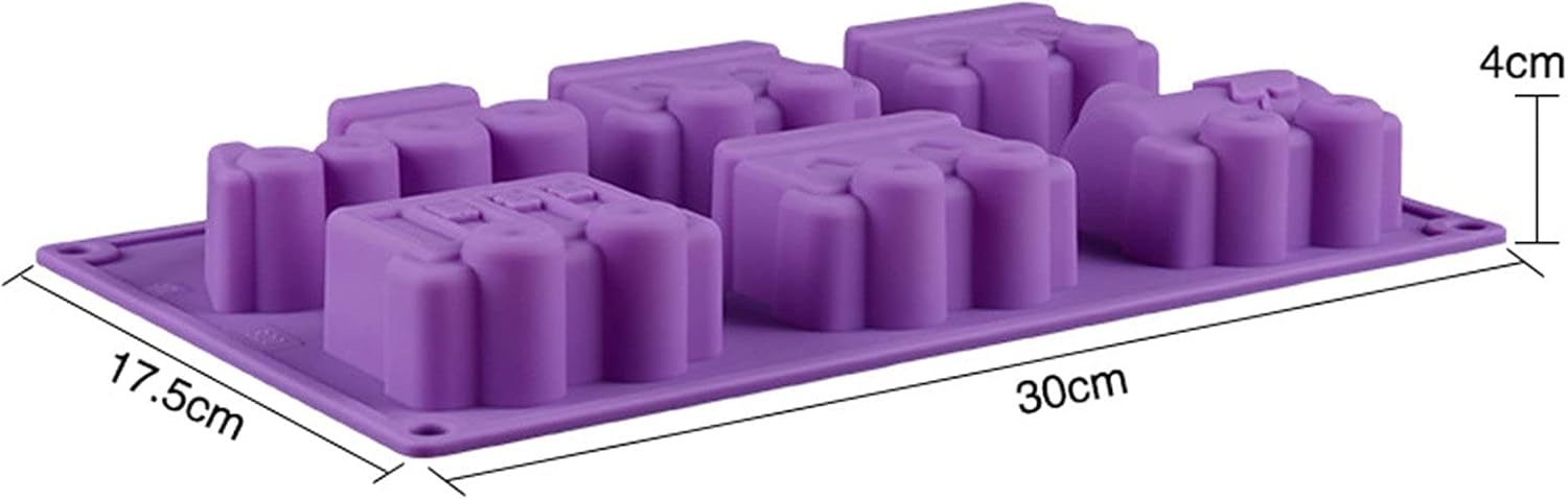 Cartoon Train Silicone Muffin & Cupcake Baking Pan for