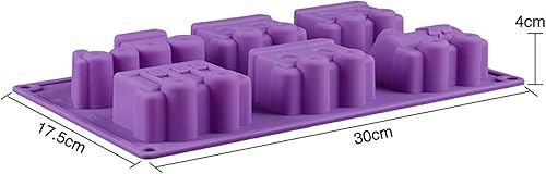 Miniatura 5 de FantasyDay 1 molde de silicona para magdalenas y molde para hornear cupcakes para fiesta temática de cumpleaños, tazas de magdalenas, cubitos de