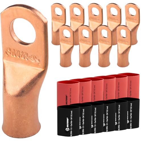 Cosses de batterie étanches SELTERM 1/0 AWG et gaines 3:1