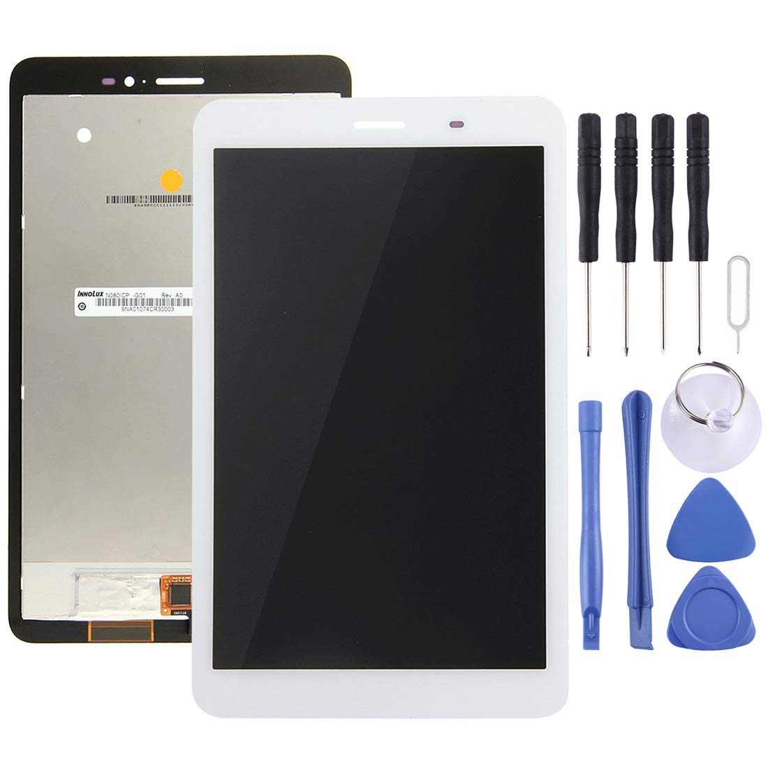 Réparer un écran Huawei Honor S8-701u cassé avec ce bloc LCD tactile blanc