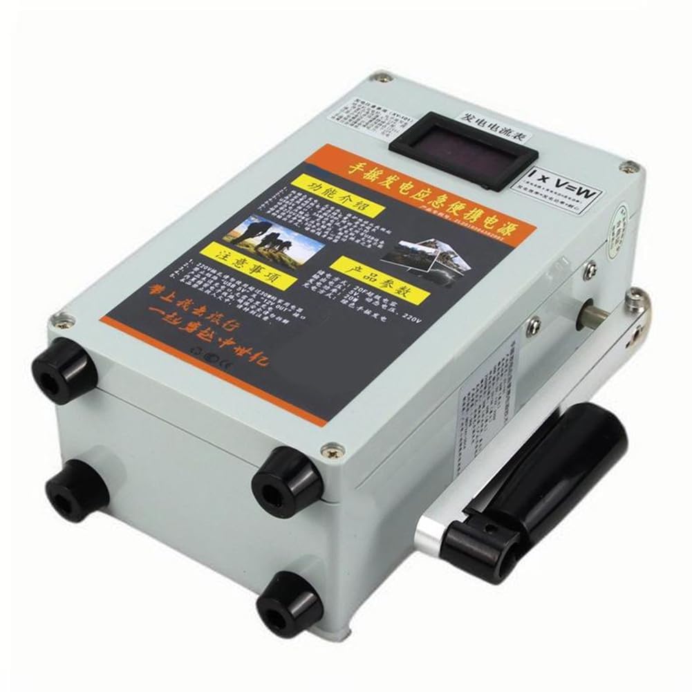 Generator korby ręcznej o dużej 5 V USB do telefonu komórkowego powerbank awaryjny ręczny generator 220 V zewnętrzna ładowarka kempingowa