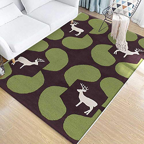 Tapis de lit rectangulaire grand format motif ange 120x160