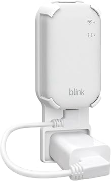 Kidjoyo Wall Mount for Blink Sync Module Core with Short Cable - Save Space - No Messy Wires - Easy Move Mount Bracket Holder for Blink Outdoor Indoor Security Camera