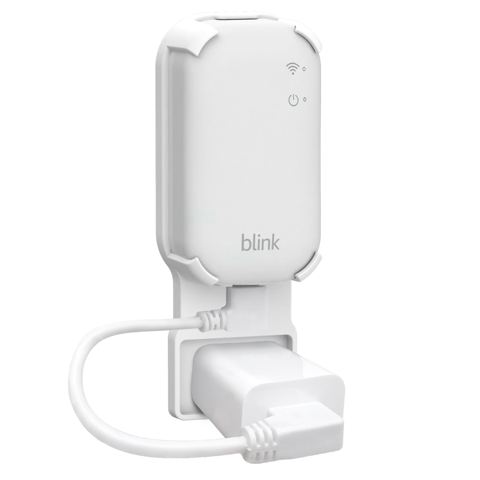 Kidjoyo Wall Mount for Blink Sync Module Core with Short Cable - Save Space - No Messy Wires - Easy Move Mount Bracket Holder for Blink Outdoor Indoor Security Camera