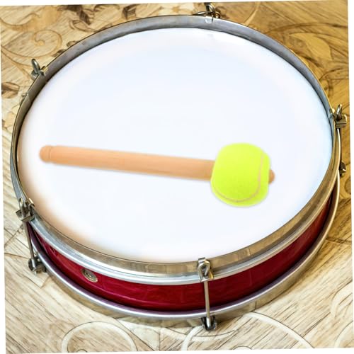 Baqueta para batería con mango de madera Totority, diseño ergonómico para agarre cómodo y sonido resonante profundo, ideal para principiantes y presentaciones escolares miniatura 6