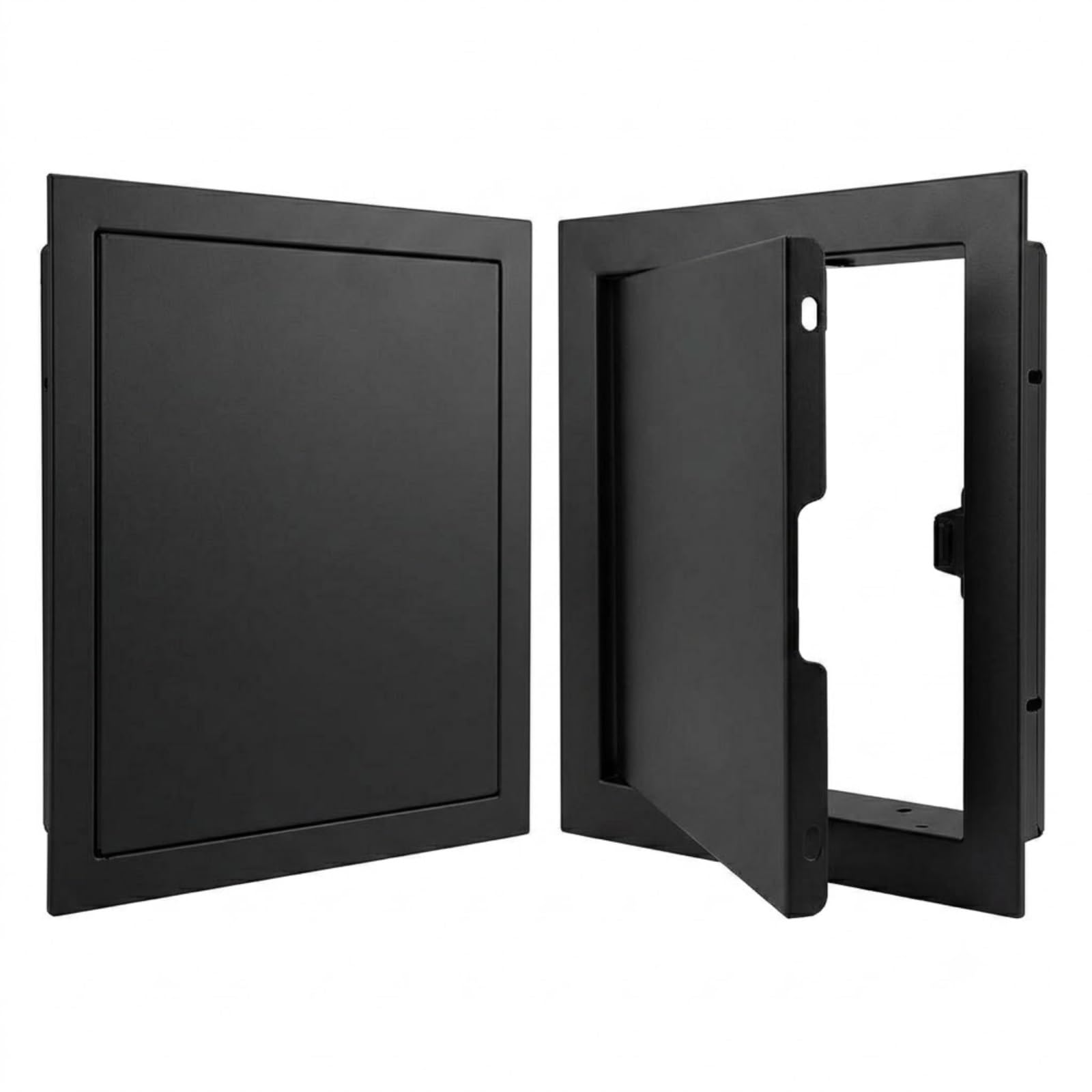 Aluminiowy panel dostępowy 300 x 300 mm – biały właz inspekcyjny do ściany i sufitu, idealne drzwi serwisowe do instalacji wodno-kanalizacyjnych i konserwacji, łatwe do zainstalowania