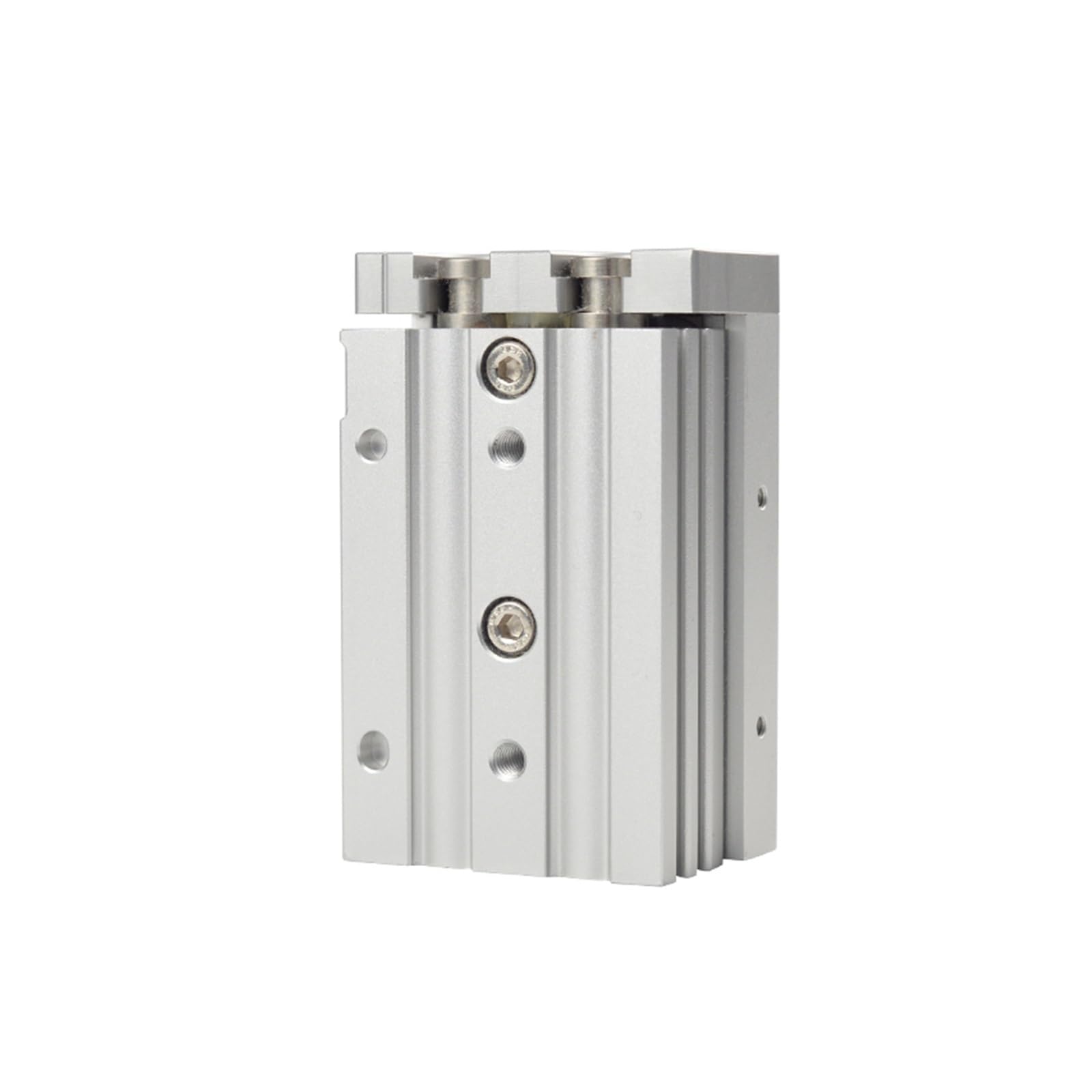 Vérin pneumatique ultra compact MXS6-30 à double tige et haute rigidité