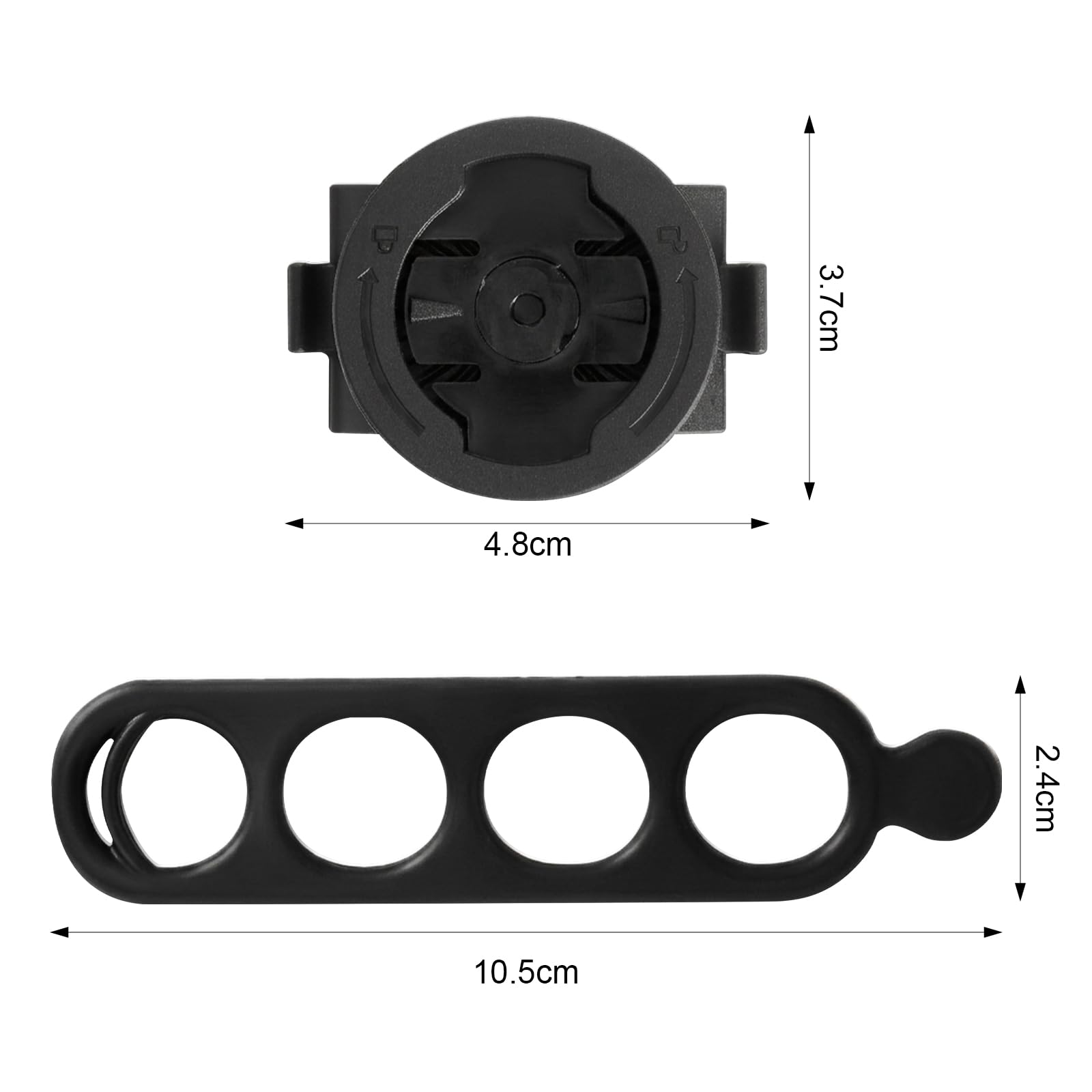 Uchwyt na komputer rowerowy obracany o 360°, uchwyt Garmin Edge do iGPSPORT XOSS Bryton Wahoo – pasek silikonowy 28-45 mm, 17 g Garmin Bike Mount do rowerów wyścigowych MTB E-Bike