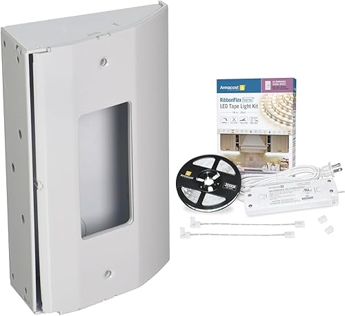 Miniatura 3 de Bryant Electric RU270W tradeSELECT Caja de distribución de energía para debajo del gabinetemostrador, ajuste GFCI, nailon blanco