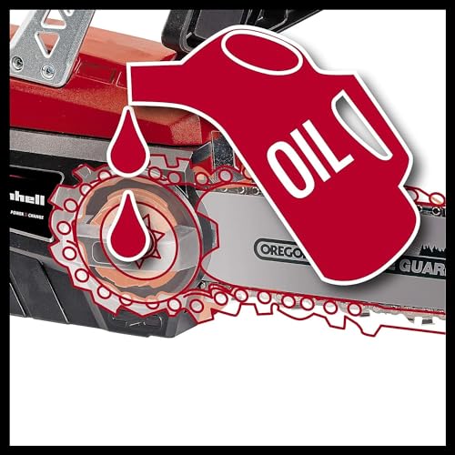 Einhell Power X-Change 18V Cordless Chainsaw - 10 Inch (25cm) Electric Chainsaw Cordless With OREGON Bar and Chain - GE-LC 18/25 Li Solo Battery Chainsaw (Battery Not Included) 8 Einhell Power X-Change 18V Cordless Chainsaw - 10 Inch (25cm) Electric Chainsaw Cordless With OREGON Bar and Chain - GE-LC 18/25 Li Solo Battery Chainsaw (Battery Not Included) - Image 8