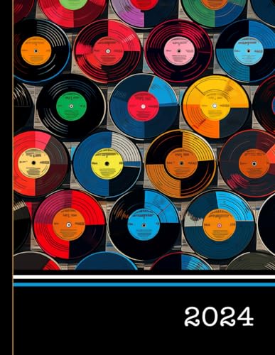 DJ appointment book 2024: DJ set bookings diary 2024 - Yearly overview / Month to view calendar / Daily appointments (15 min slots. 6am - 9pm) Notes and contacts.