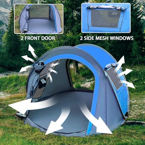 Carpa de Camping Pop-Up para 1 Persona con Montaje Instantáneo miniatura 4