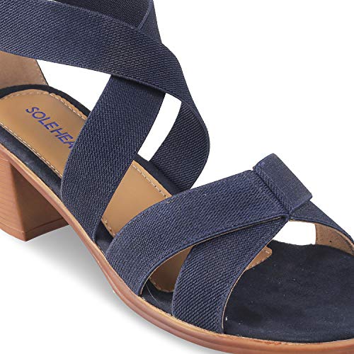 Image of SOLE HEAD Brown Heels Women Sandal