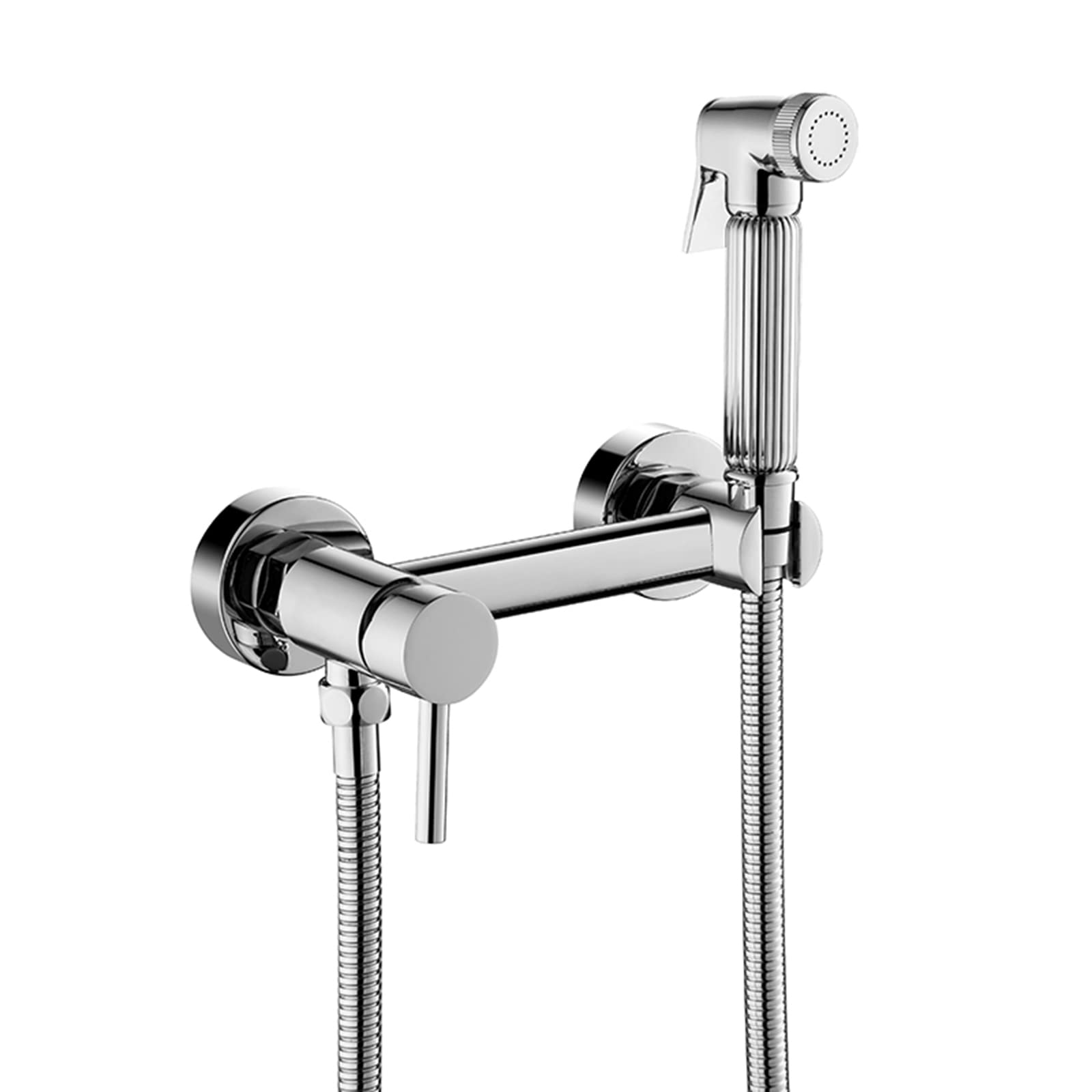 Grifo, rociador de bidé de latón, rociador de inodoro de bidé portátil, rociador para pañales de tela de bebé, compatible con agua fría y caliente, grifo de bidé portátil con manguera de bidé, compa