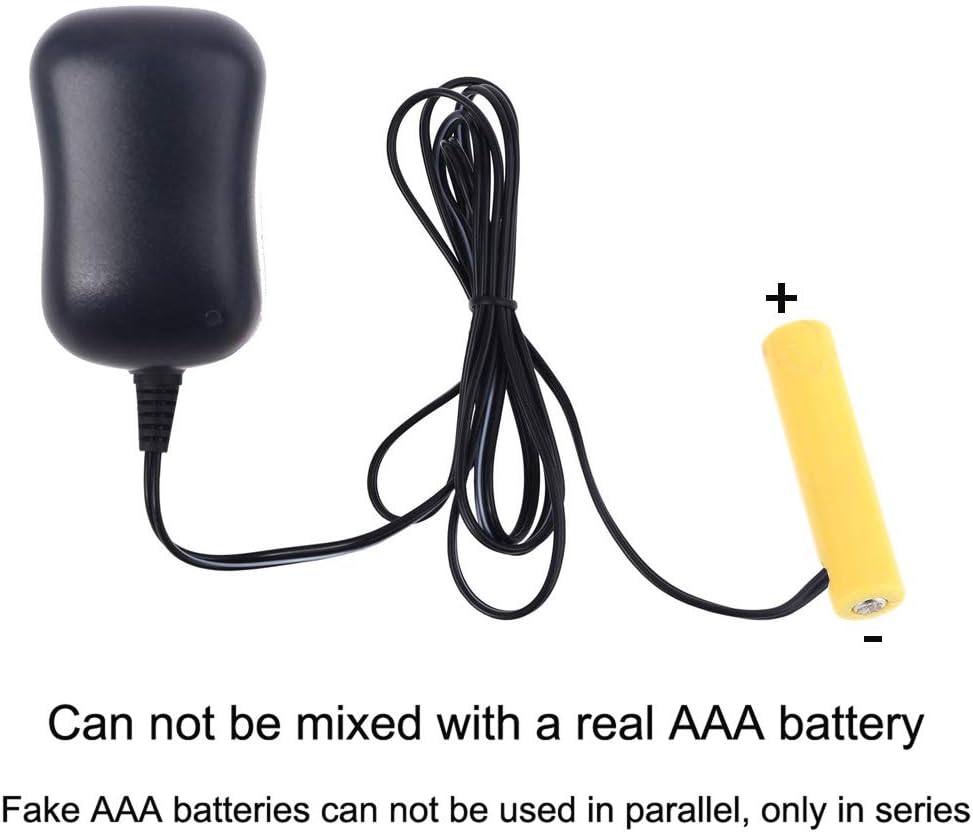 Adjustable Battery Eliminator 3V 4.5V 6V 9V 12V AAA Battery Power Supply Adapter Replace 7pcs AAA Batteries