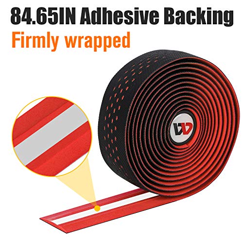 WESTGIRL Road Bike Handlebar Tape, EVA Non-Slip Soft Bicycle Bar Tape with End Plugs, Durable & Shock-Absorbing Cycling Handle Warps - 2 Rolls