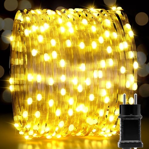 Uping Lichterkette außen 35M 300 LED Lichterkette Weihnachtsbaum Warmweiß 8 Modi Wasserdicht Weihnachtsbeleuchtung Außen Innen Weihnachtsdeko Tannenbaum Garten Balkon Uping Lichterkette außen 35M 300 LED Lichterkette Weihnachtsbaum Warmweiß 8 Modi Wasserdicht Weihnachtsbeleuchtung Außen Innen Weihnachtsdeko Tannenbaum Garten Balkon