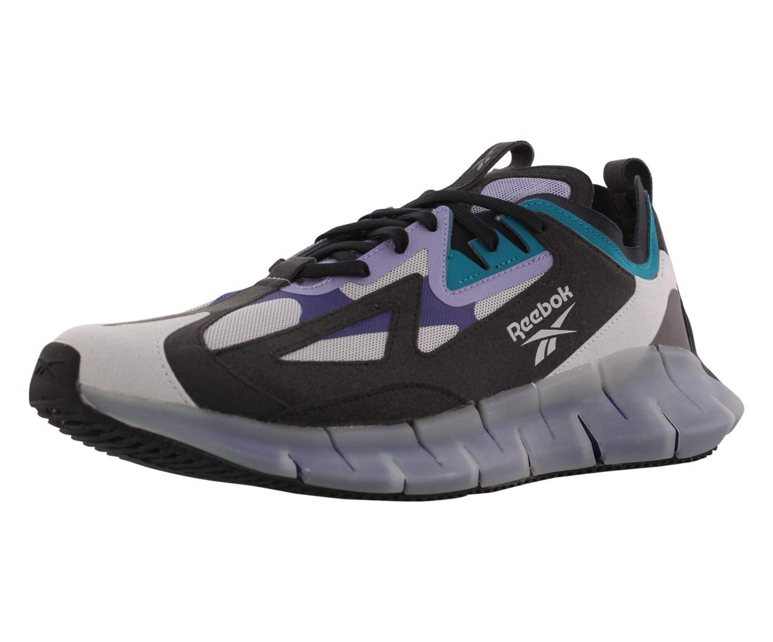 Reebok Zig Kinetica Type 2 Mens Shoes Size 9.5, Color: Black/Sea Teal-Black