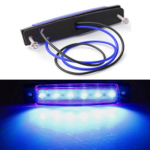 image for Shangyuan Interior Marine Strip Lights, 6 Led Utility Strips, White Le