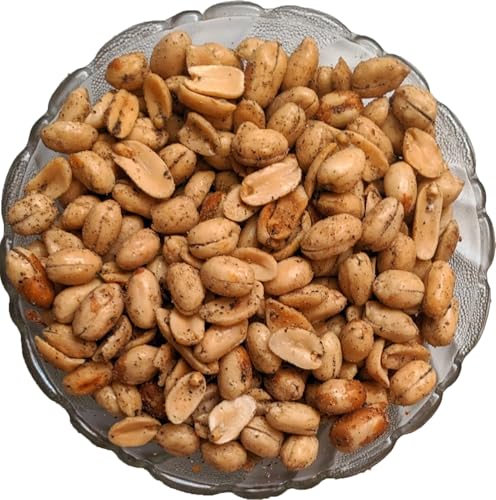 Image of Santushti Namkeen Black Pepper Peanut-200gm | Authentic Spicy Snack | Made in Groundnut Oil | Crispy Crunchy Indian Sev for Tea Time, Parties, Travel, Office and Everyday Snacking