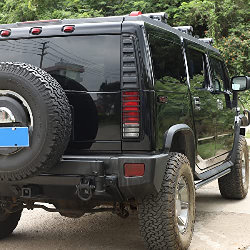 Protector de cola de acero inoxidable para Hummer H2 2003-2009 4