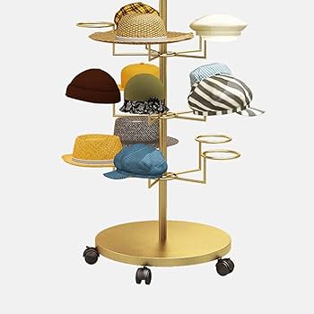 Amazon｜商業 動産 メタルハットキャップディスプレイスタンド