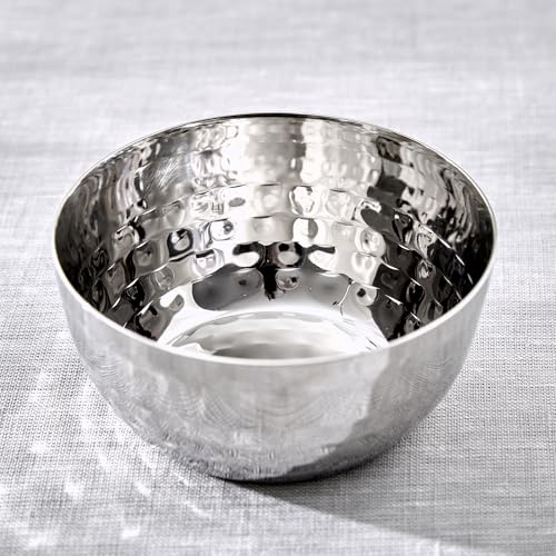 Image of Home Centre |Blaze Martillo Stainless Steel Bowl - 220ml|Serveware|Crockery|Bowls|Silver