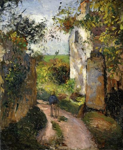 Art mural impression moderne Pissarro pour raviver un mur blanc