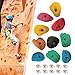 kowaku 10 Pack of Climbing Holds for Rock Wall, Ideal for and Training, with Back Nail Screw