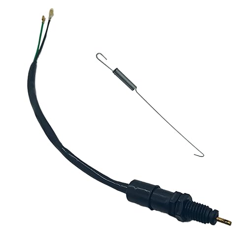 Interruptor universal de luz de freno trasera, dos cables con resortes para Honda Kawasaki Suzuki Blaster Yamaha Quad Bikes ATVs Scooters Moto Guzzi
