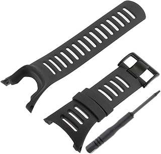 Harilla Rubber Wristwatches for Suunto Ambit3 Ambit 2 Ambit 1 Black Orange - Black